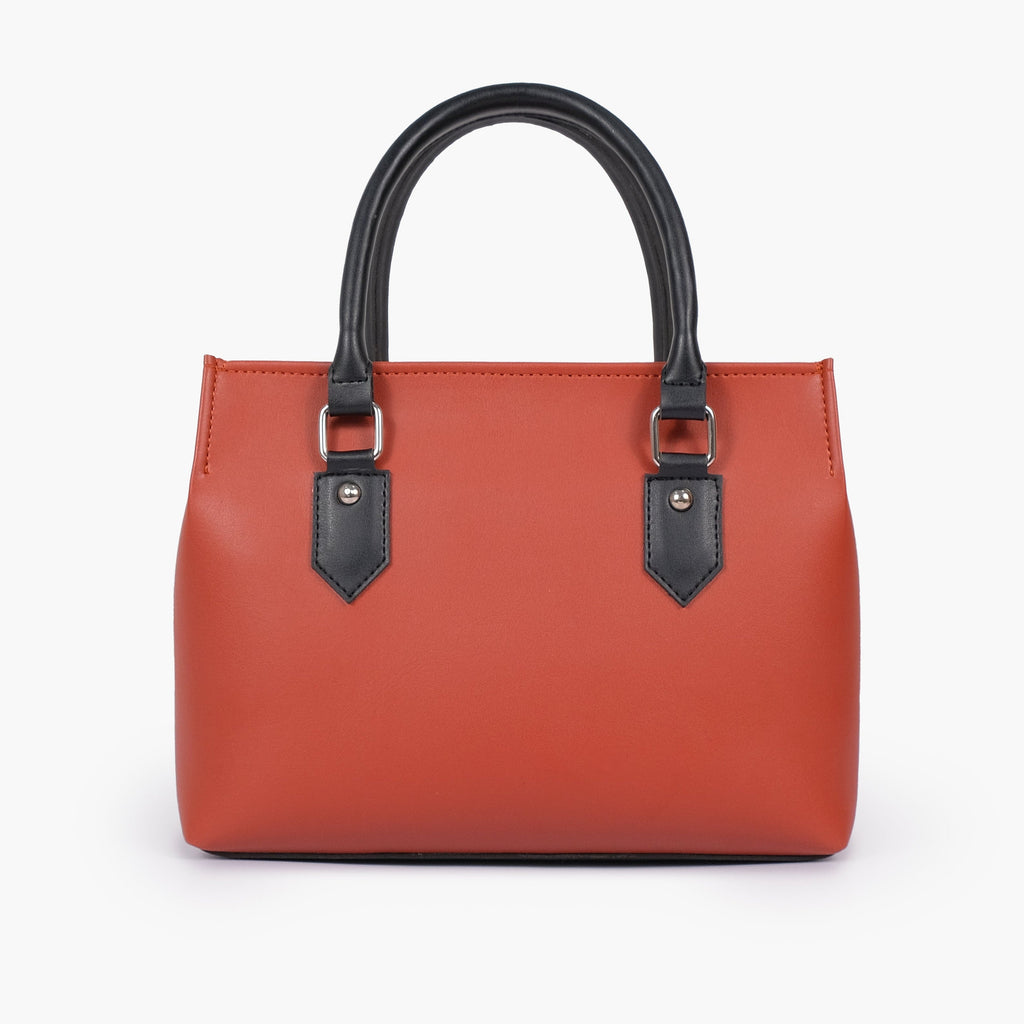 Rust small satchel bag