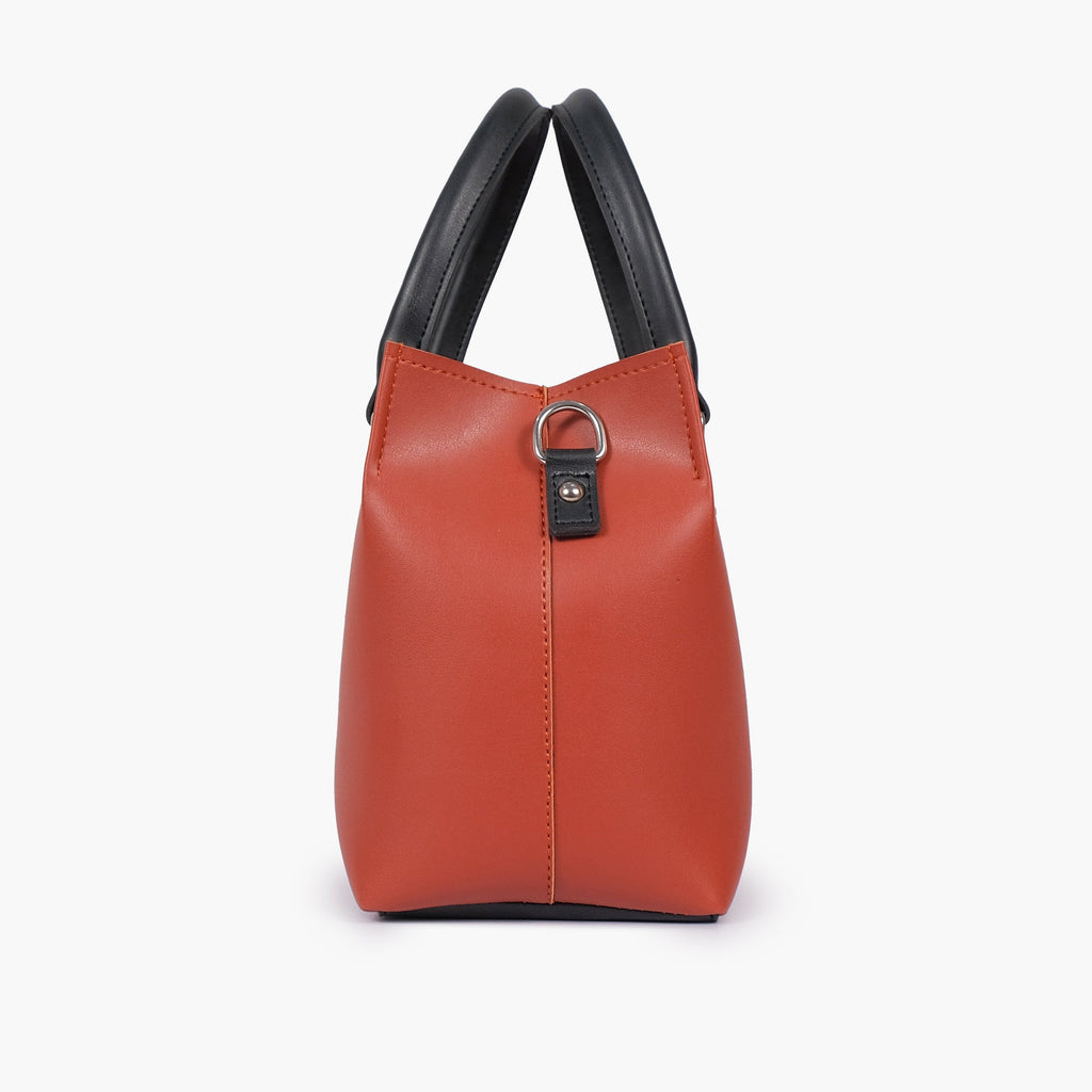Rust small satchel bag