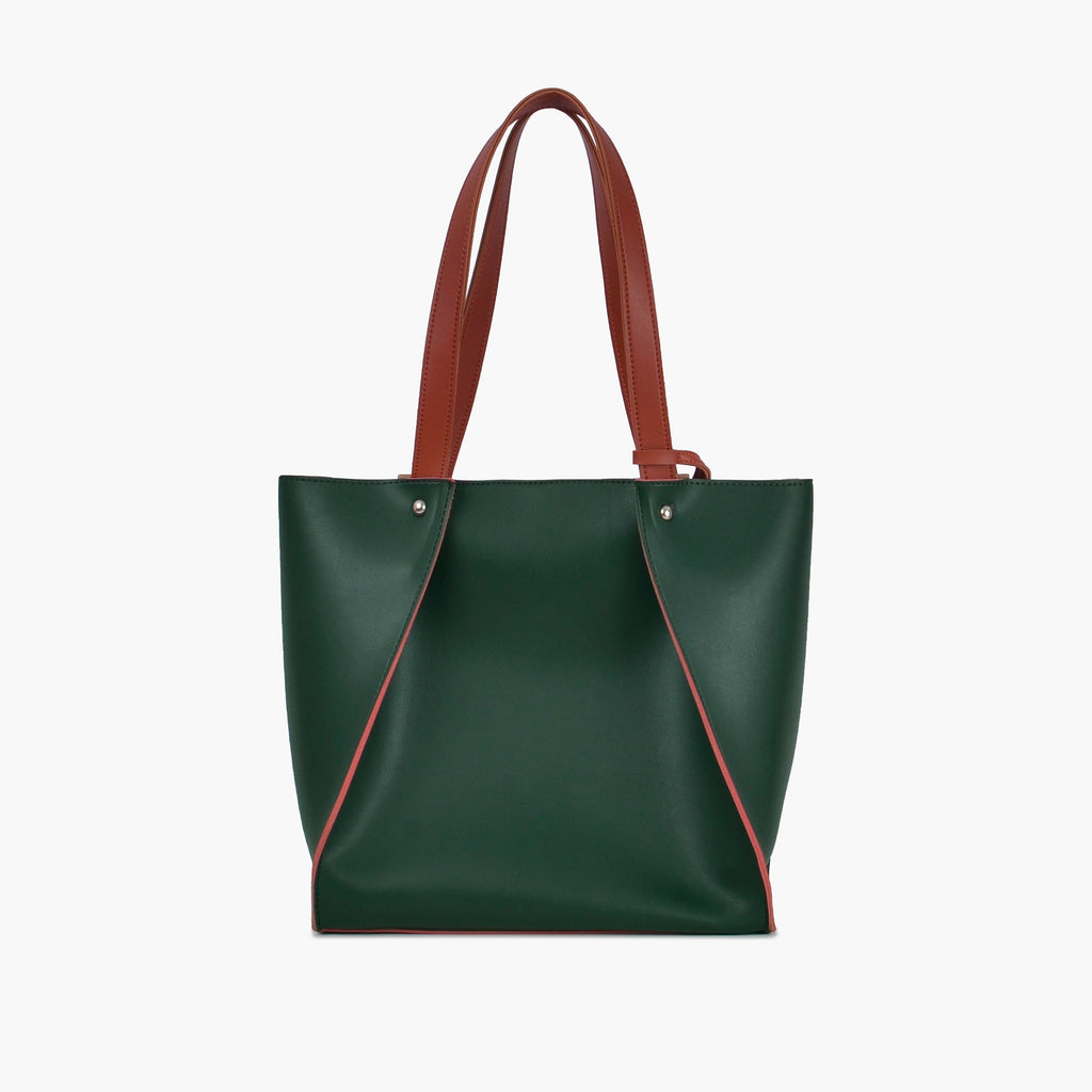 Army green shopping tote bag