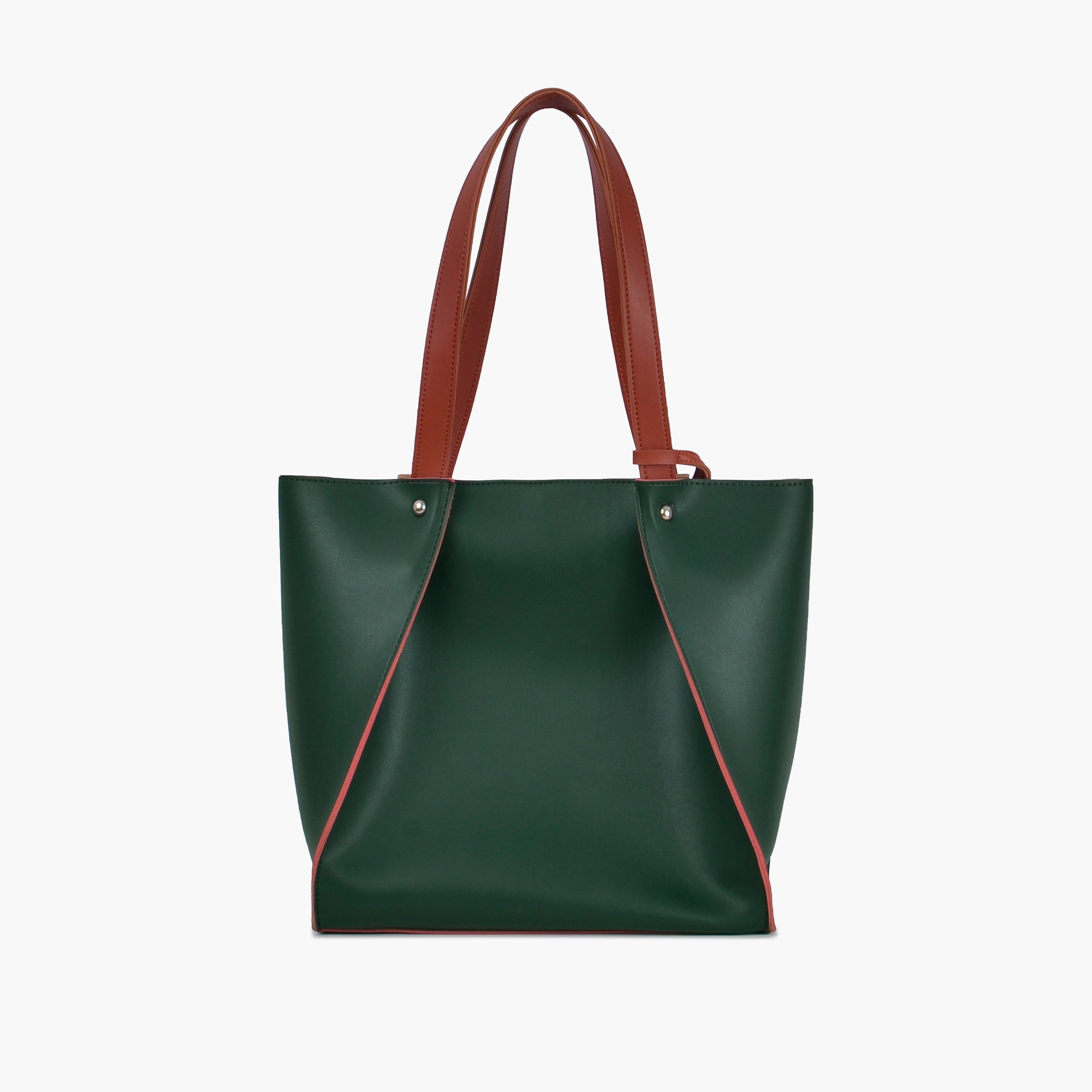 Army green shopping tote bag
