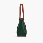 Army green shopping tote bag