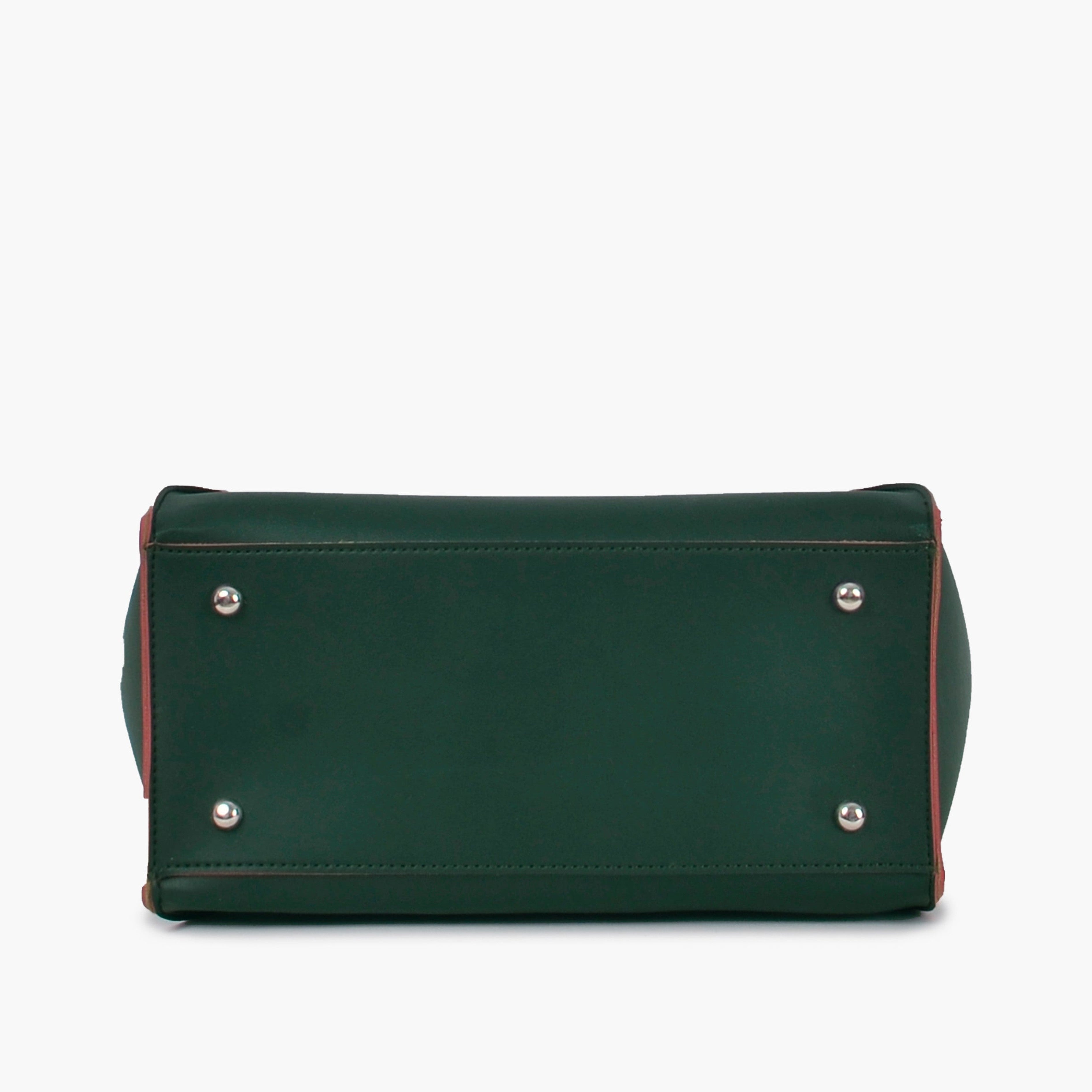 Army green shopping tote bag