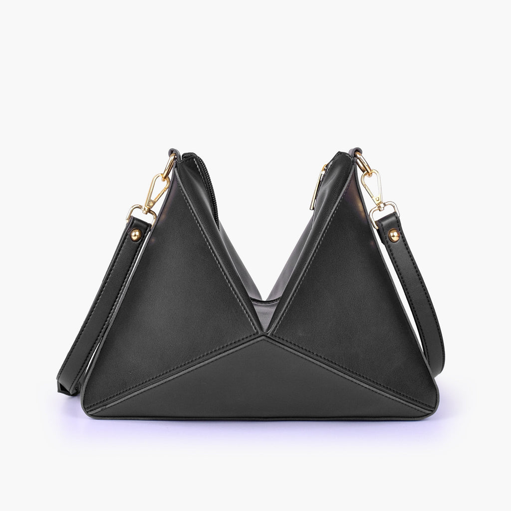 Black triangle flex bag