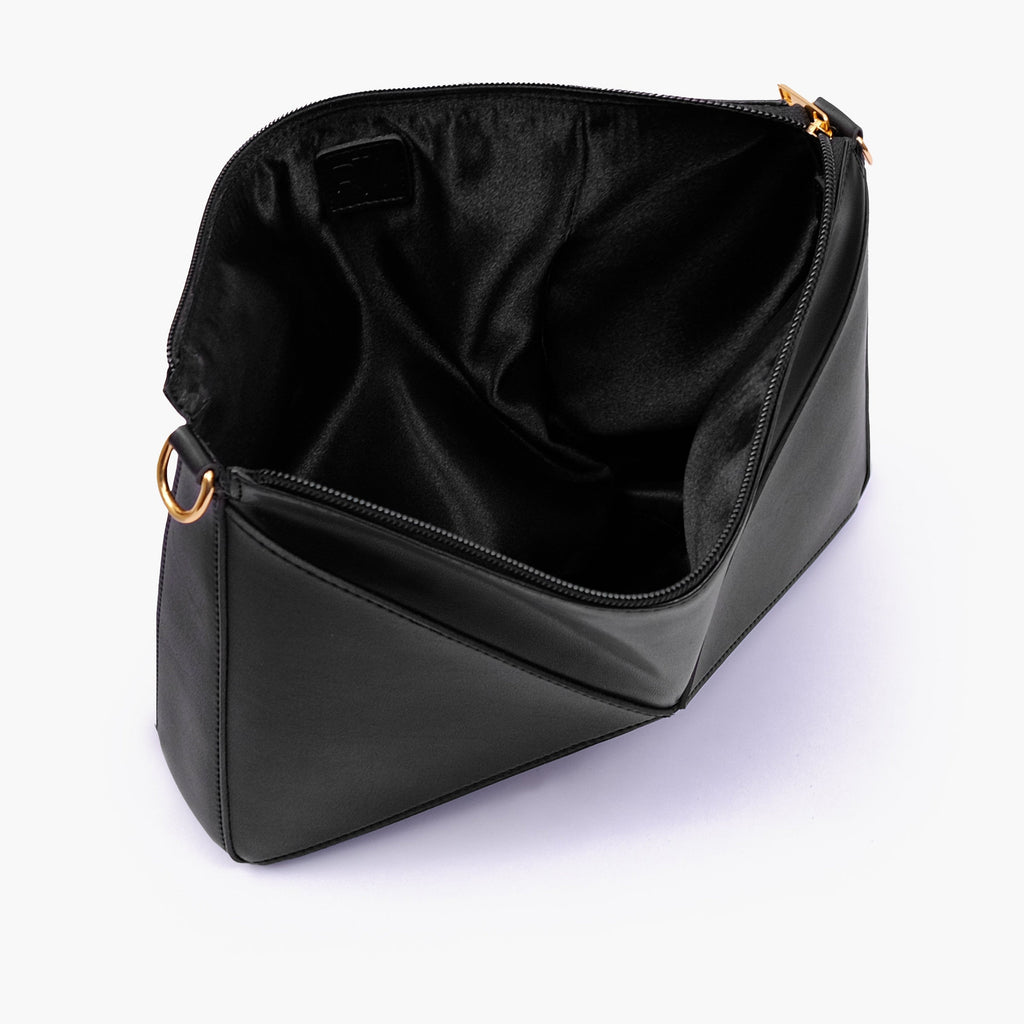 Black triangle flex bag