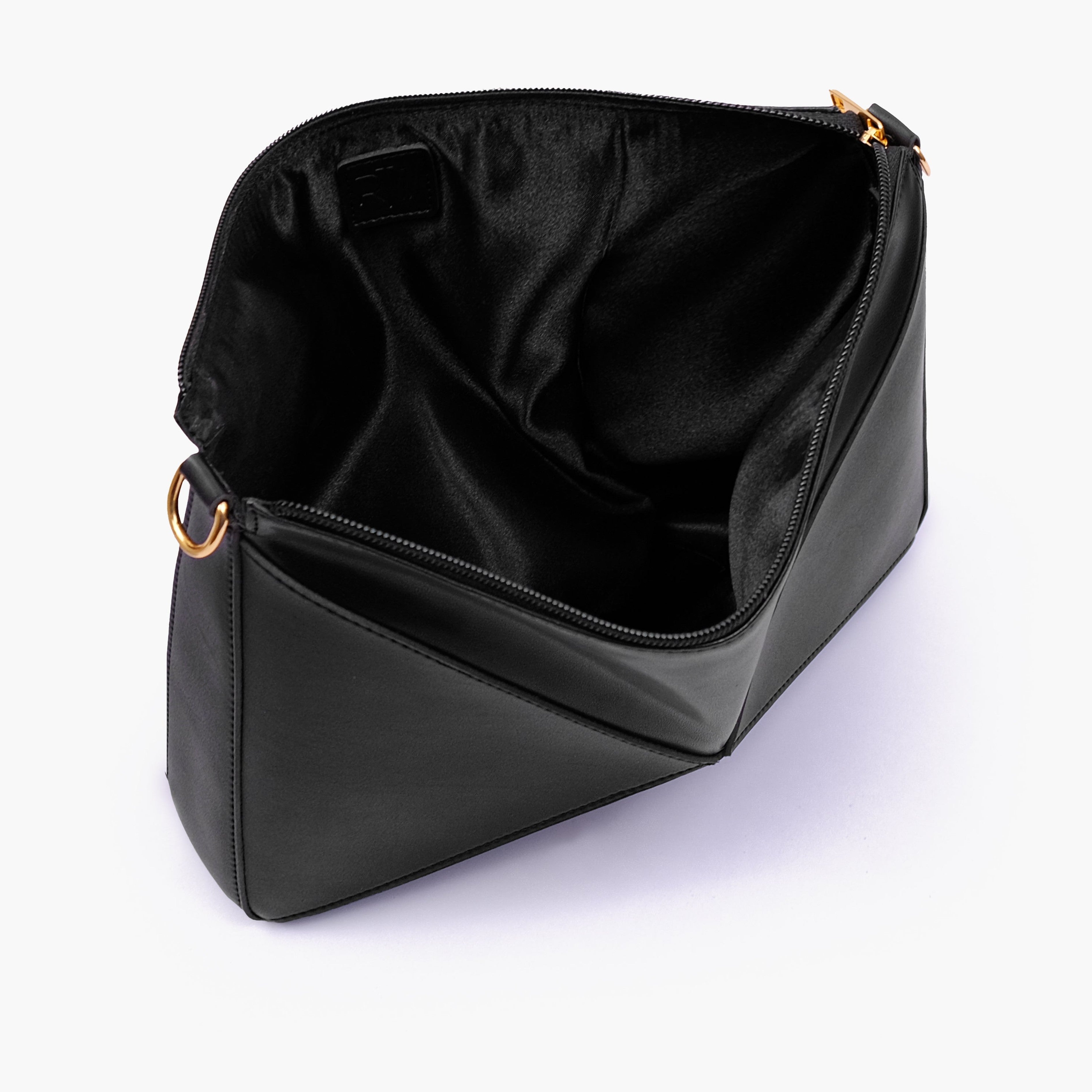 Black triangle flex bag