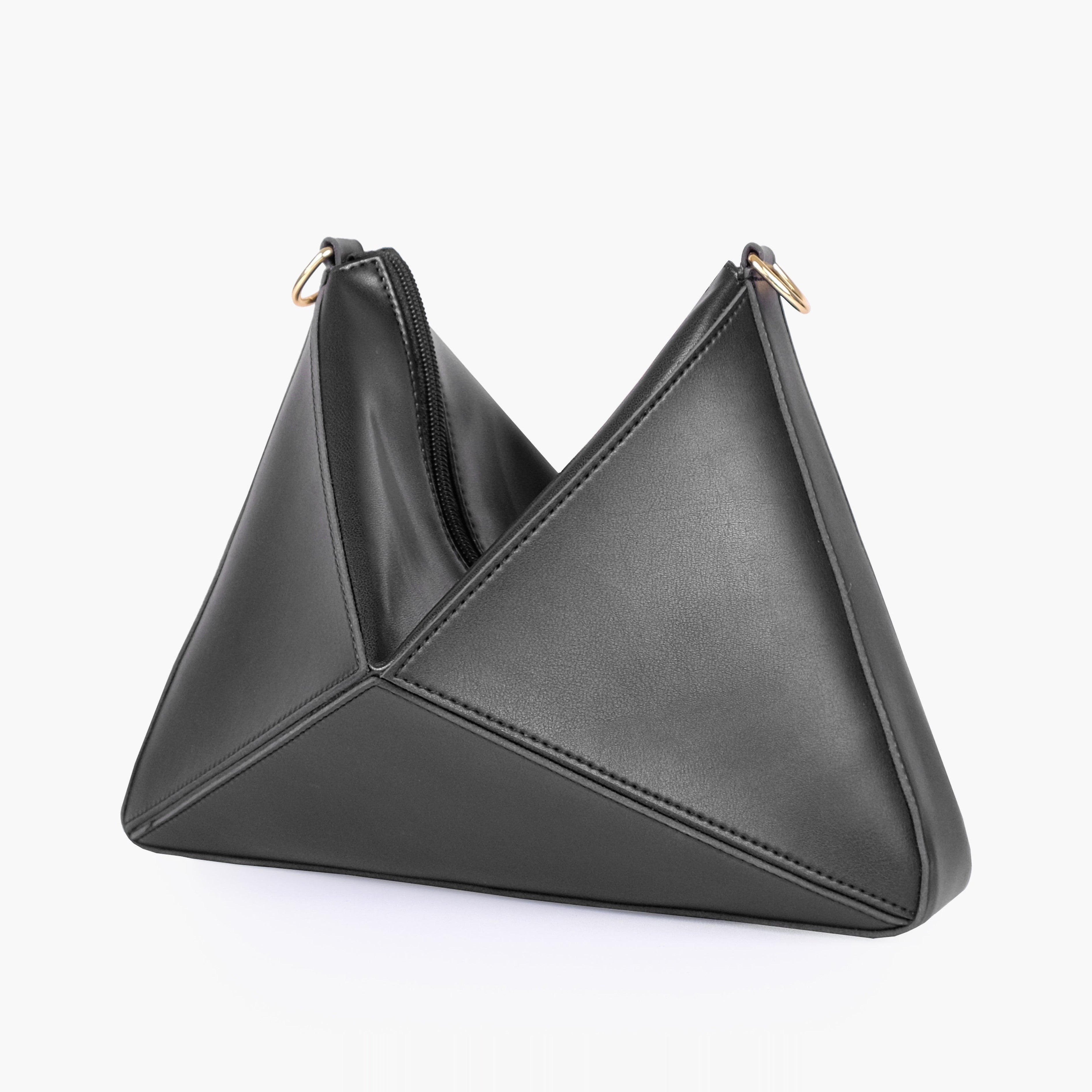 Black triangle flex bag