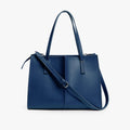 Blue work tote bag