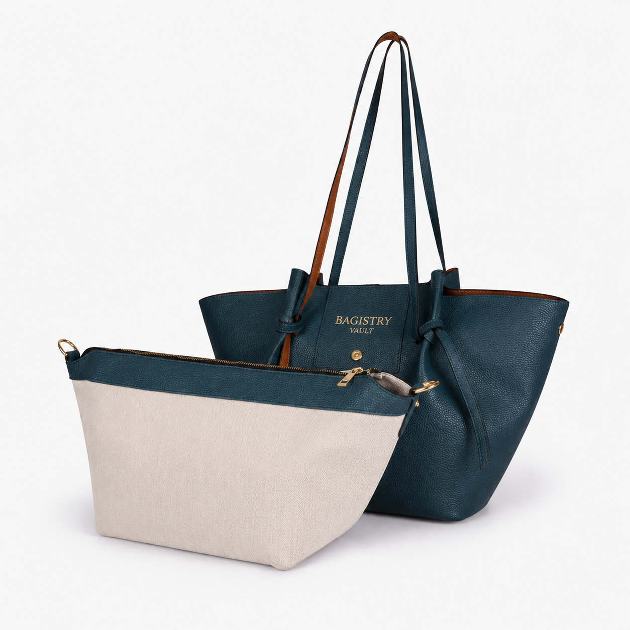 BV teal everyday wing tote bag for woman