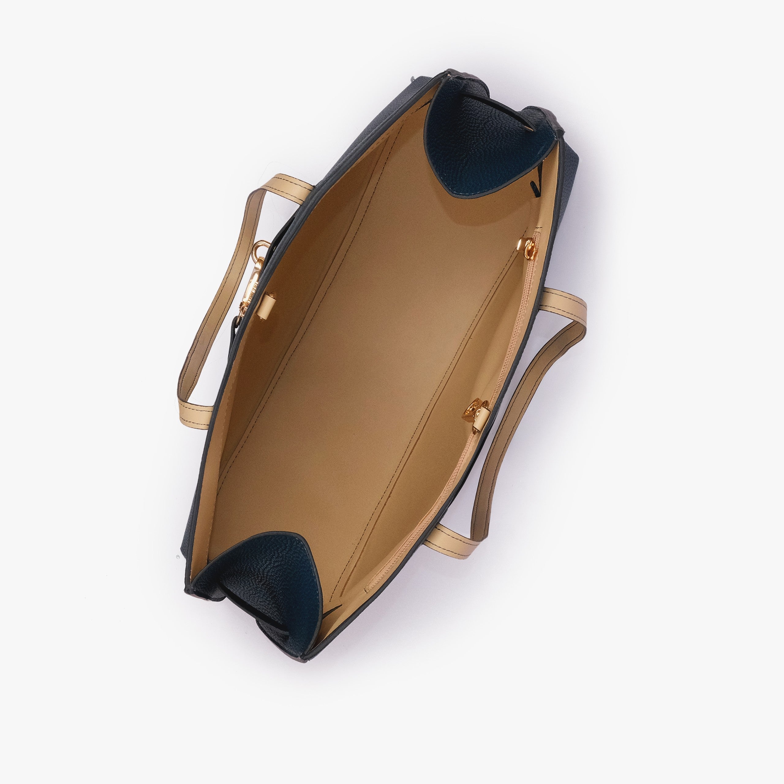 BV teal structured tote bag for women