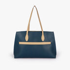 BV teal structured tote bag for women