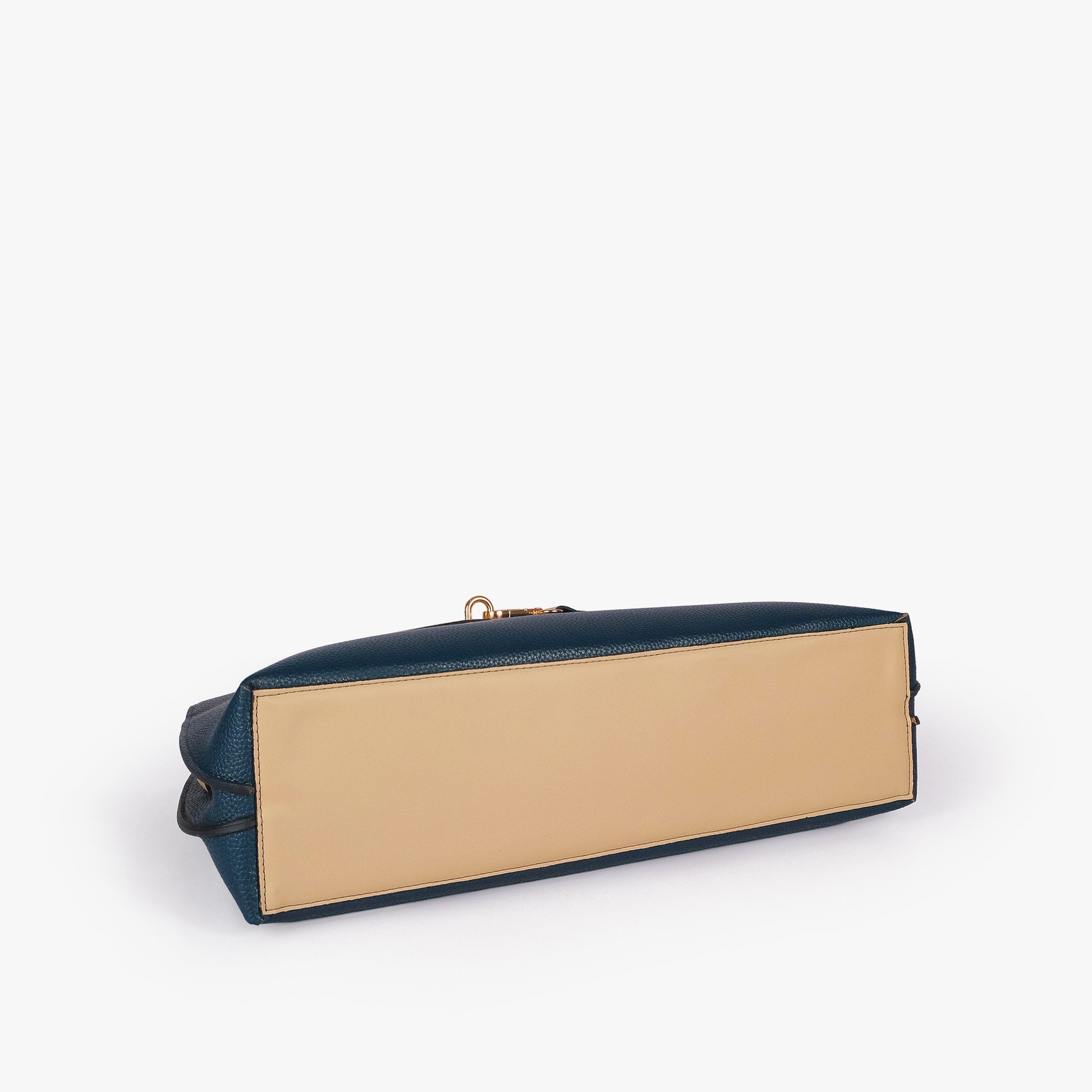 BV teal structured tote bag for women